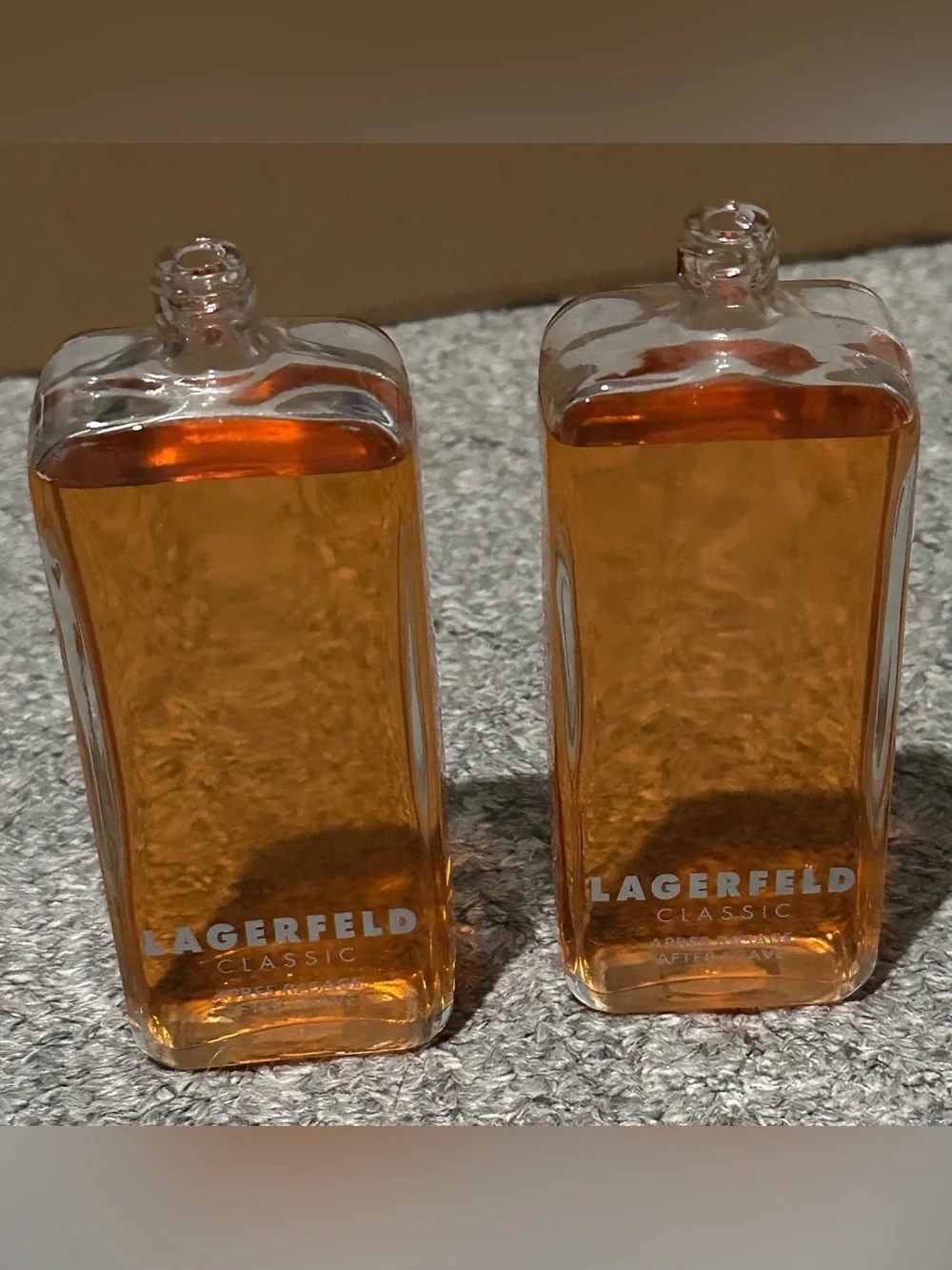 2 Vintage Karl Lagerfeld Classic After Shave Splash 4.2 Fl Oz 125ml *FLAWS READ